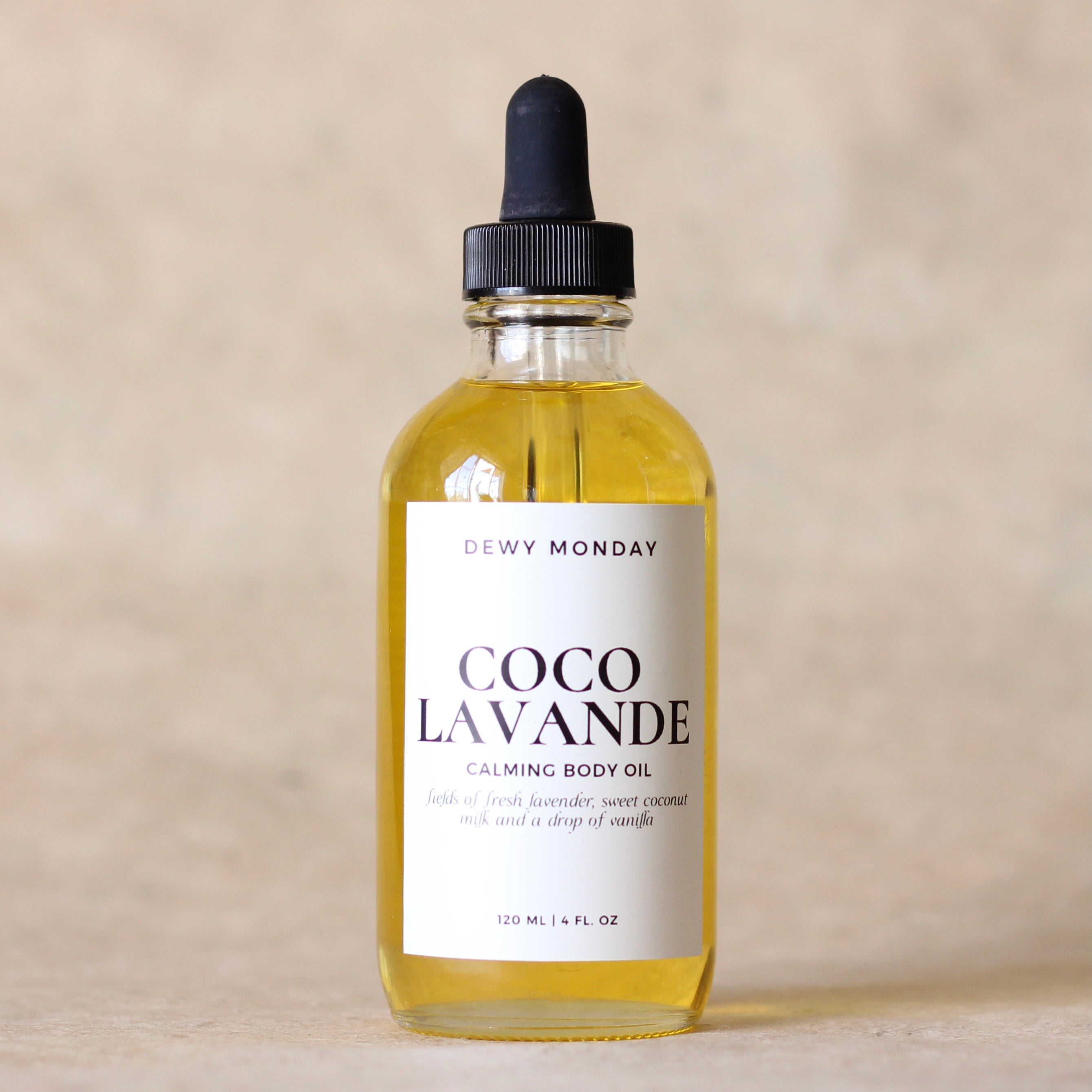 Coco Lavande Coconut Milk & Lavender Scented Essential Body Oil Moisturizing Hydrating