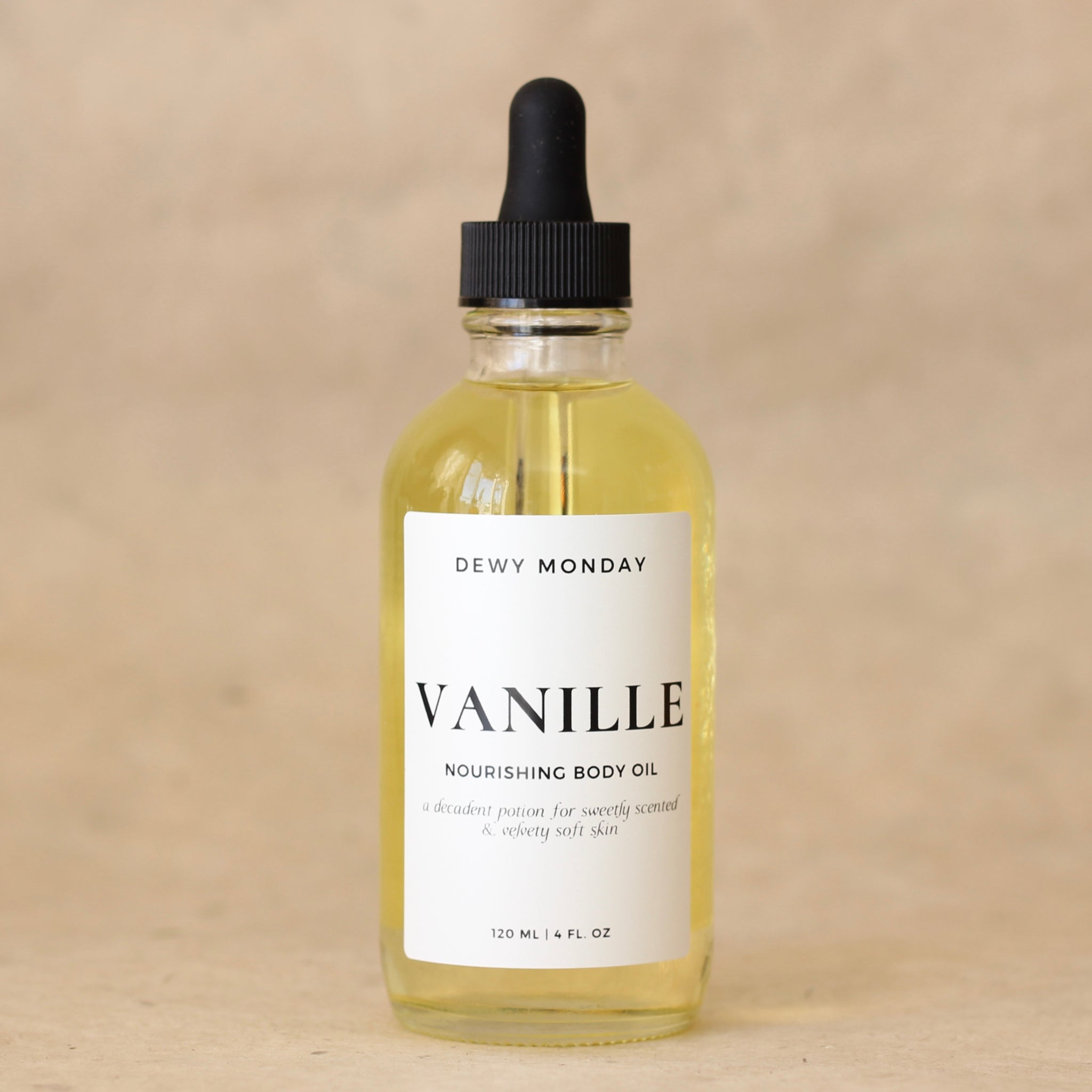 VANILLE Vanilla Body Oil, Moisturizing Nourishing Hydrating Bath Shower Oil  Intense Moisturizer for Dry Skin
